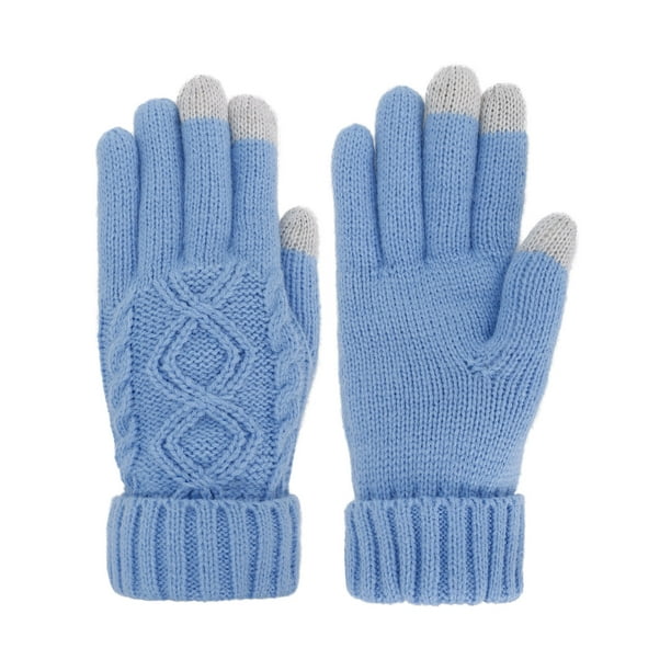Fashion Touch Screen Women Winter Autumn Warm Gloves Ladies Knitted Mitten Gift